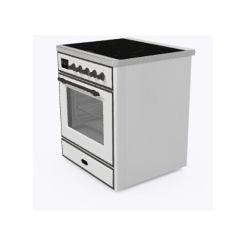 Majestic II Series 30" Electric Freestanding Range UMI30NE3WHB