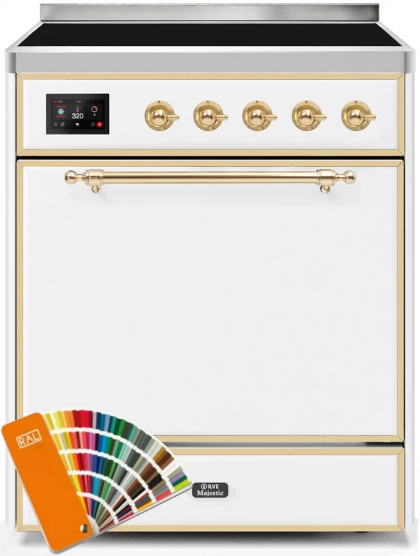 Majestic II Series 30" Electric Freestanding Range UMI30QNE3RALG