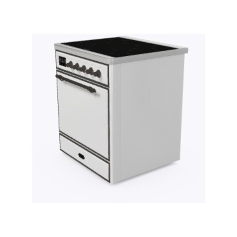 Majestic II Series 30" Electric Freestanding Range UMI30QNE3WHB