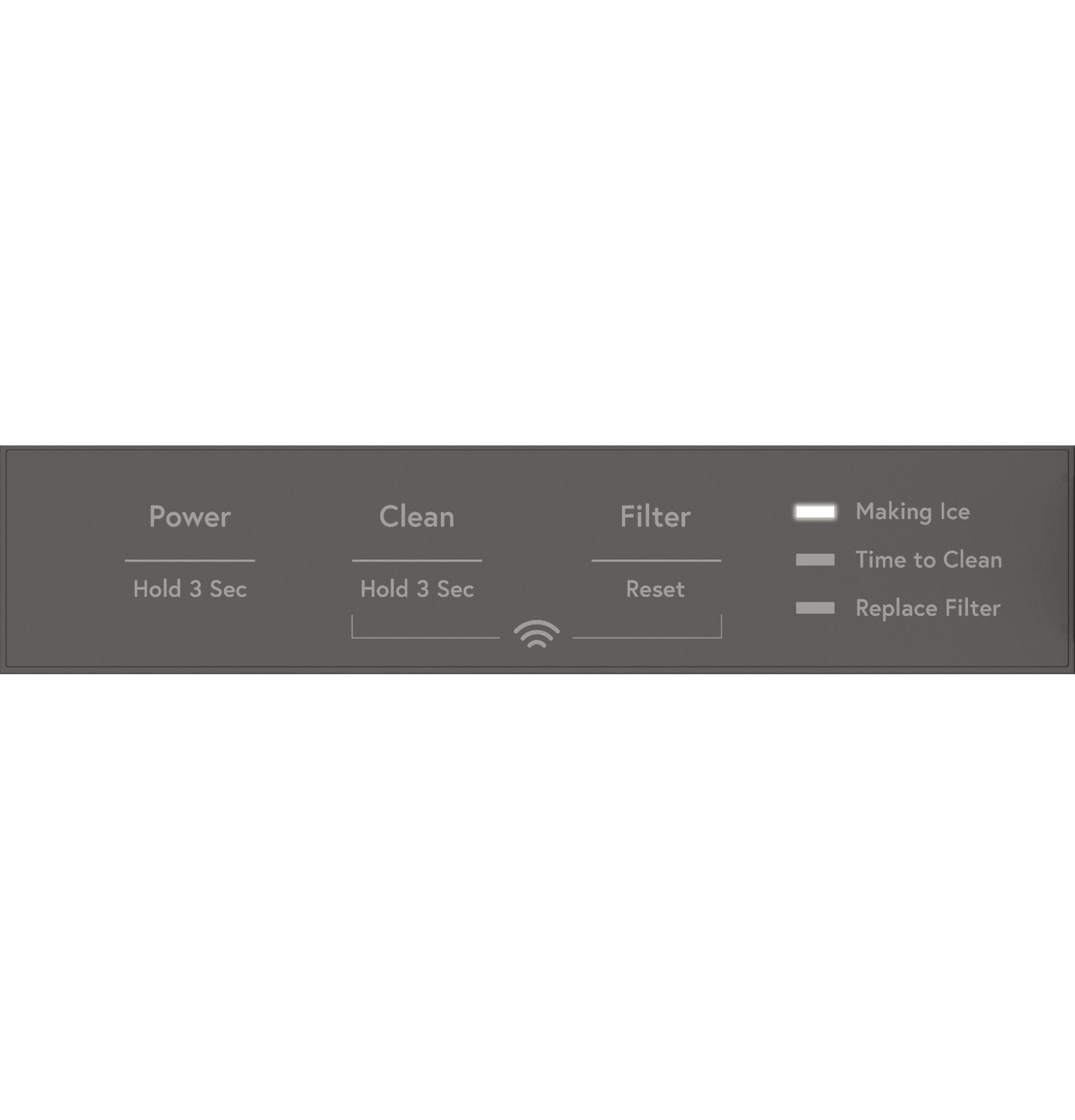 Ice Maker 15-Inch Panel-Ready - Nugget Ice UNC15NPRII