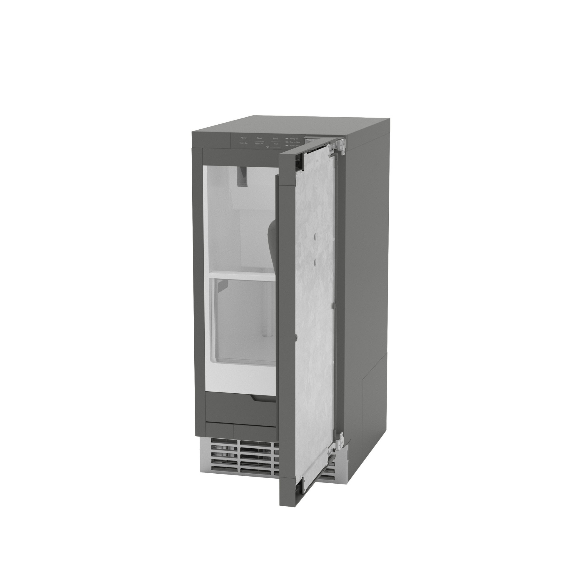 Ice Maker 15-Inch Panel-Ready - Nugget Ice UNC15NPRII