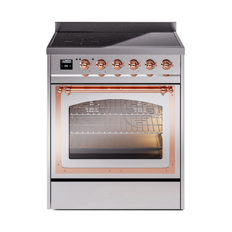 Nostalgie II Noblesse 30″ Induction Range (Triple Glass Door, Stainless Steel, Copper) UNI304NMPSSP