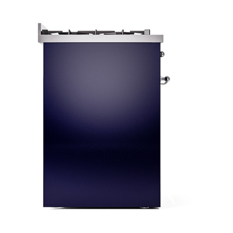 Nostalgie II 30 UP30NMPMBC Freestanding Dual Fuel Range with 5 Sealed Burners Single Oven with Triple Glass Door with Chrome knobs UP30NMPMBCLP