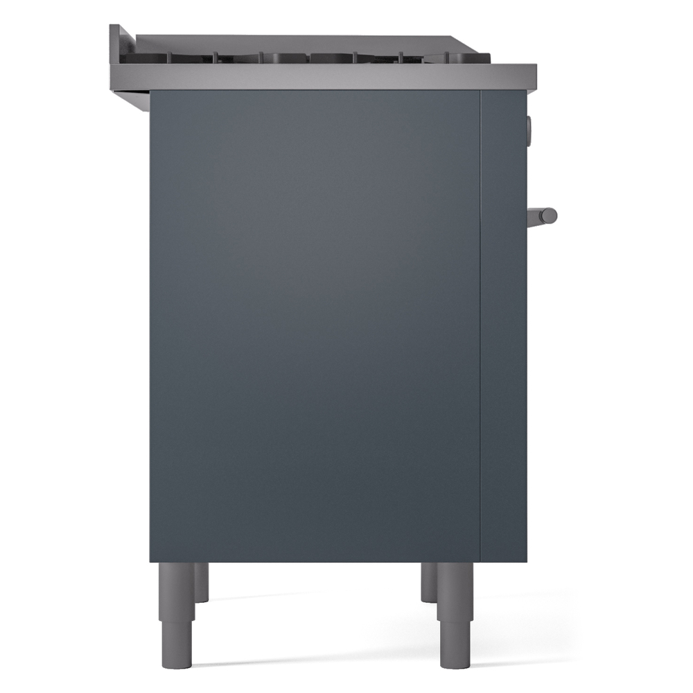 Professional Plus II 36 UP36FWMPBG Freestanding Dual Fuel Range with 6 Sealed Burners with Griddle Single Oven with Triple Glass Door with Stainless Steel knobs UP36FWMPBG