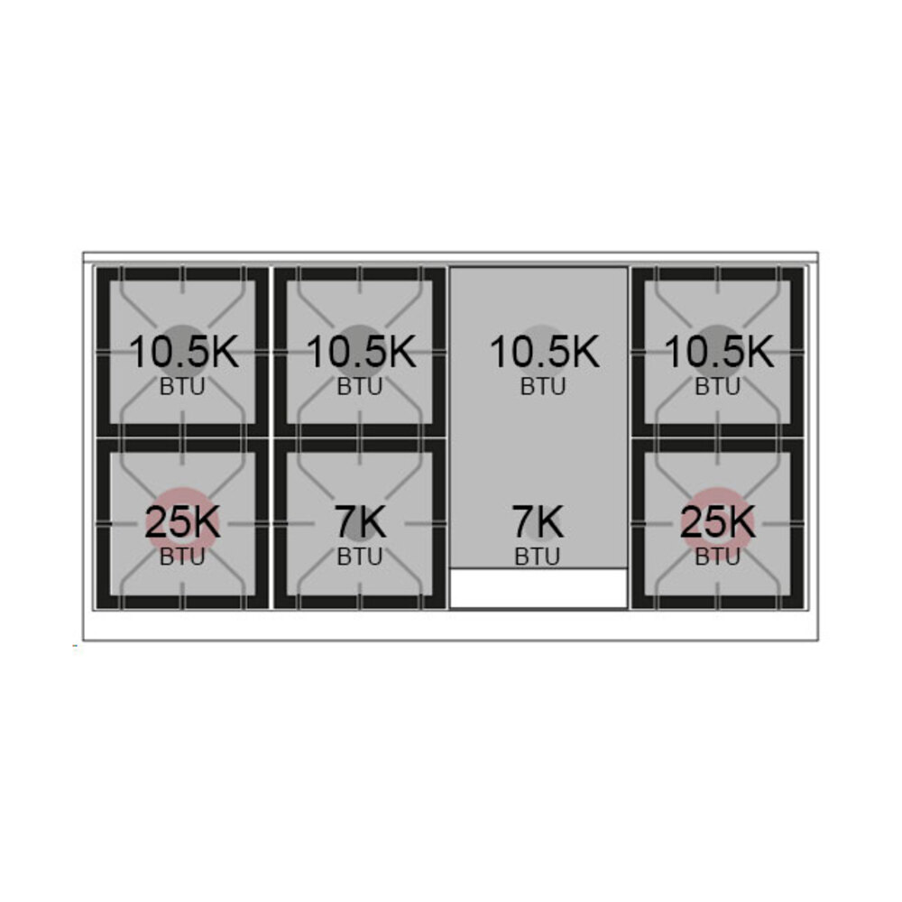 Nostalgie II 48 UP48FQNMPRAC Freestanding Dual Fuel Range with 8 Sealed Burners with Griddle Double Oven with Solid Door with Chrome knobs UP48FQNMPRAC
