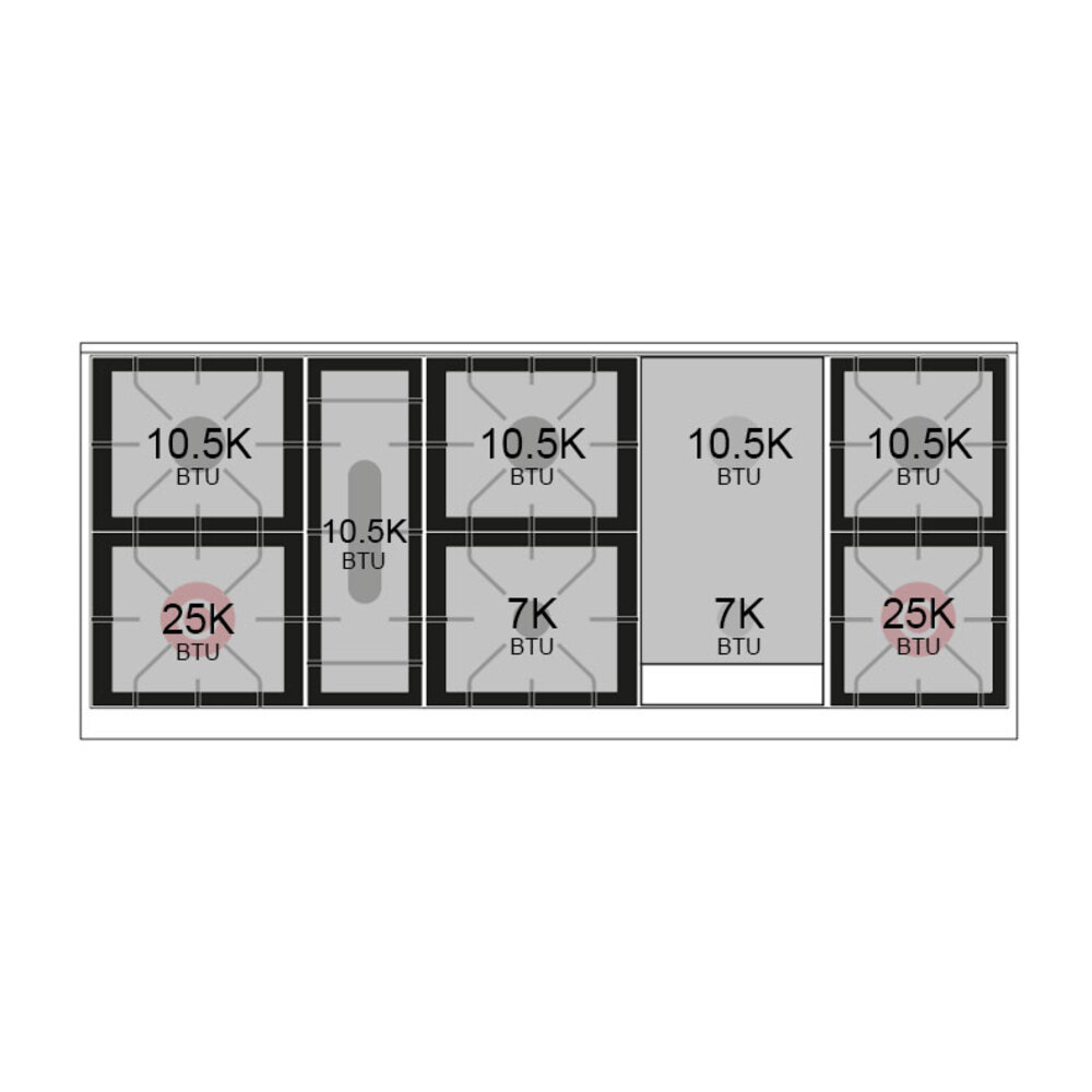 Nostalgie II 60 UP60FNMPBGC Freestanding Dual Fuel Range with 9 Sealed Burners with Griddle Double Oven with Triple Glass Door with Chrome knobs UP60FNMPBGCLP