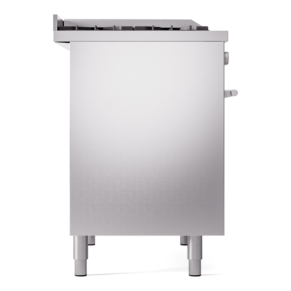 Professional Plus II Series 40 inch Freestanding Dual Fuel Range with Natural Gas, 6 Sealed Burners, Double Ovens, 4.3 cu. ft. Total Oven Capacity, Griddle, Convection Oven, Continuous Grates UPD40FWMPSS