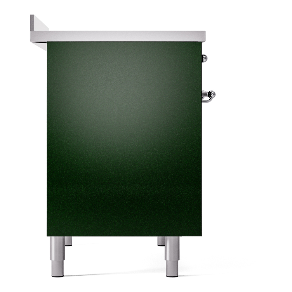 Nostalgie II 40 UPDI406NMPEGC Freestanding Electric Range Range with Induction Double Oven with Triple Glass Door with Chrome knobs UPDI406NMPEGC