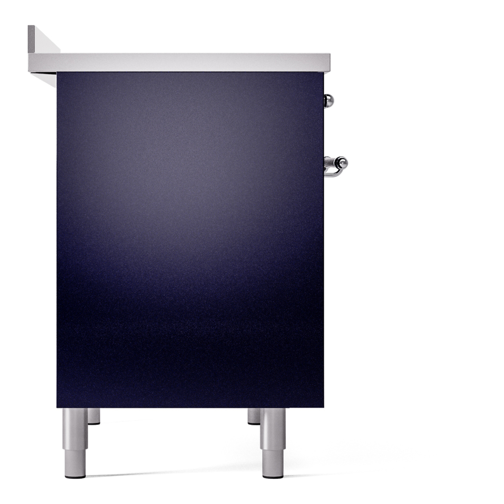 Nostalgie II 40 UPDI406NMPMBC Freestanding Electric Range Range with Induction Double Oven with Triple Glass Door with Chrome knobs UPDI406NMPMBC