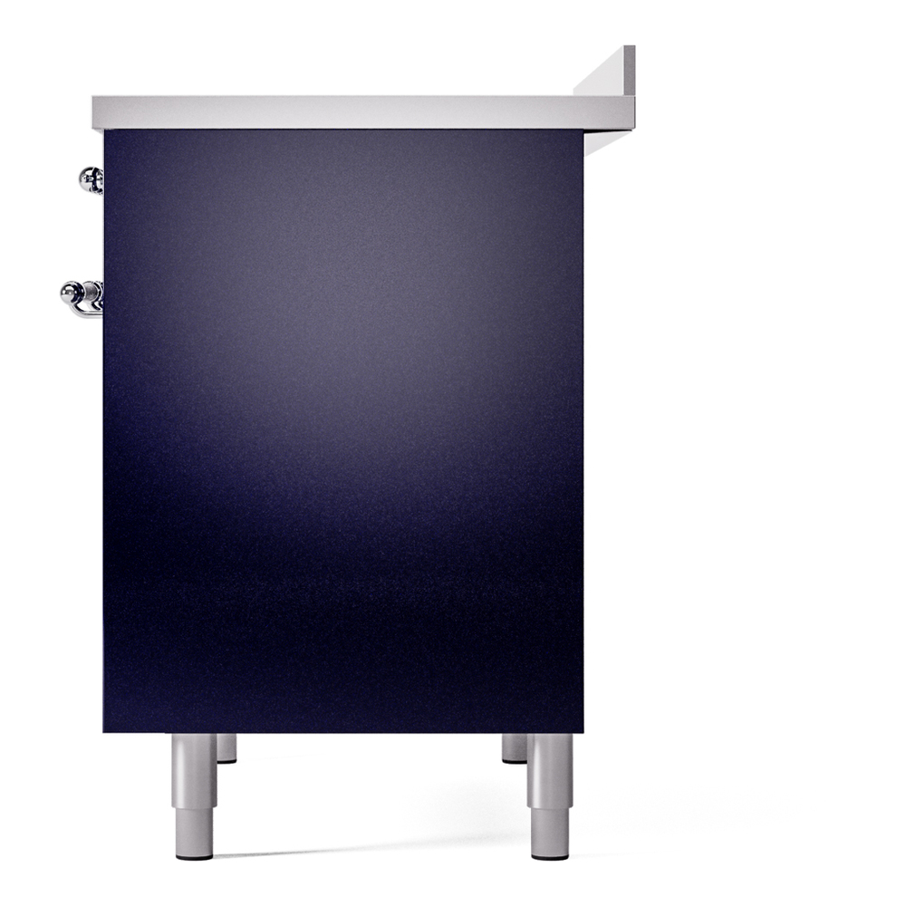 Nostalgie II 40 UPDI406NMPMBC Freestanding Electric Range Range with Induction Double Oven with Triple Glass Door with Chrome knobs UPDI406NMPMBC