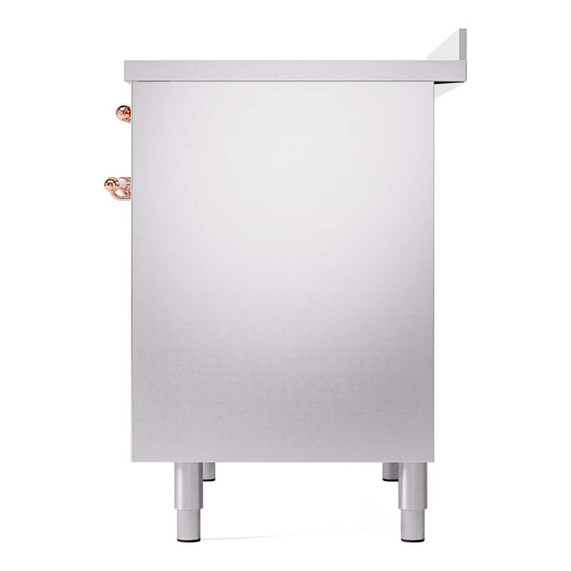 Nostalgie II 40 UPDI406NMPSSP Freestanding Electric Range Range with Induction Double Oven with Triple Glass Door with Copper knobs UPDI406NMPSSP