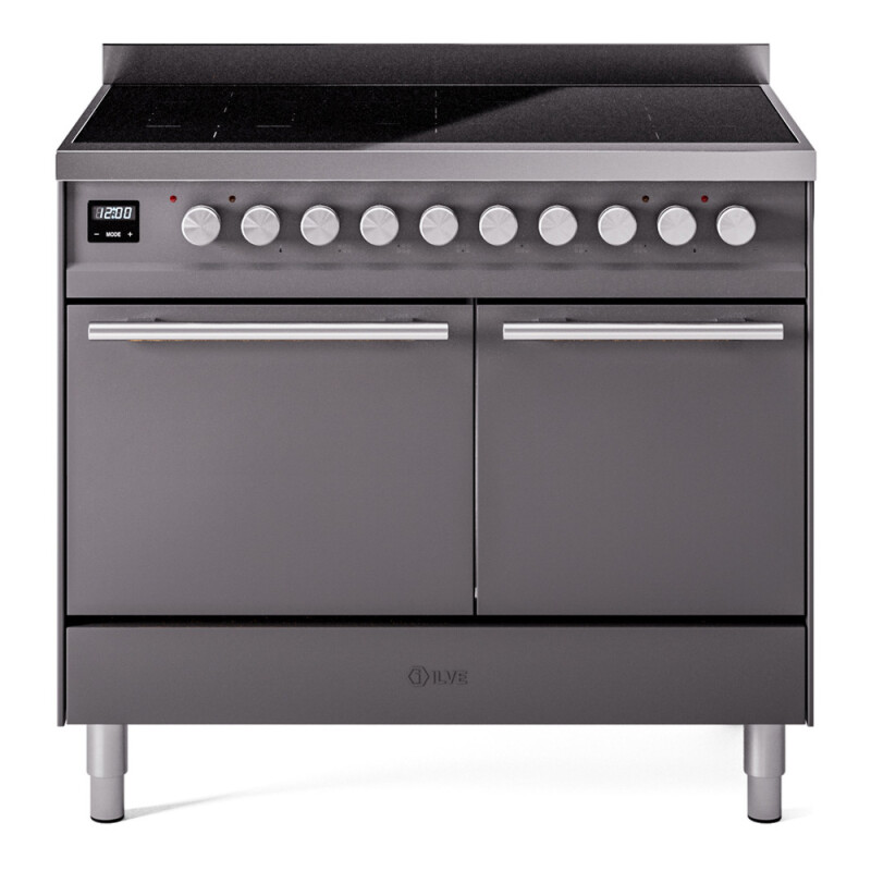 Professional Plus II 40 UPDI406QMPMG Freestanding Electric Range Range with Induction Double Oven with Solid Door with Stainless Steel knobs UPDI406QMPMG