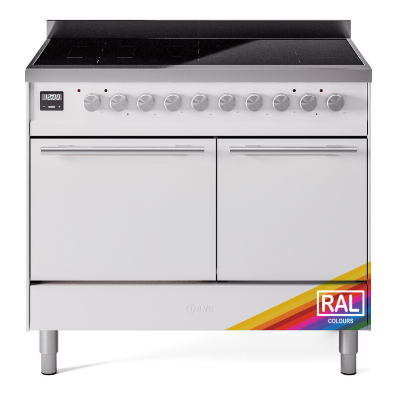 Professional Plus II 40 UPDI406QMPRA Freestanding Electric Range Range with Induction Double Oven with Solid Door with Stainless Steel knobs UPDI406QMPRA