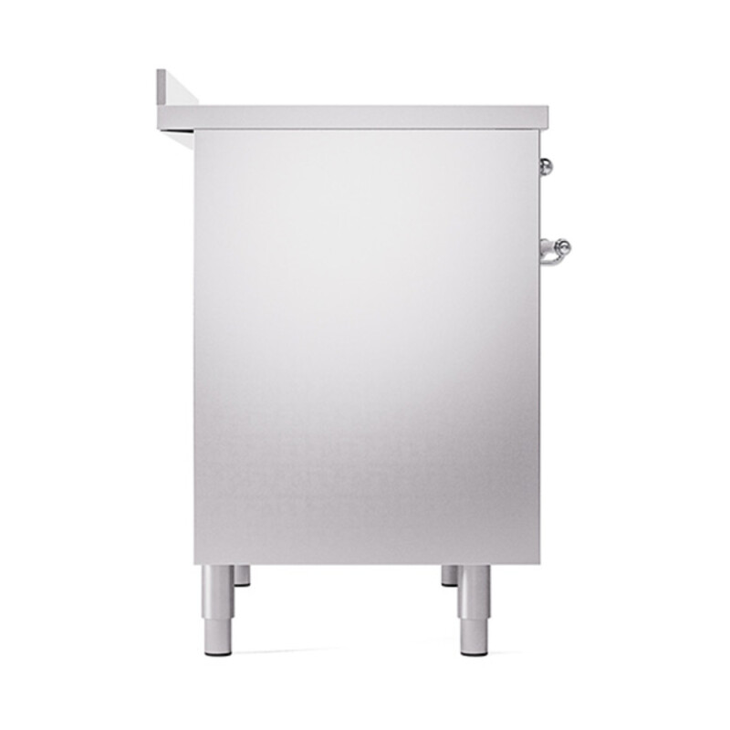 Nostalgie II 40 UPDI406QNMPSSC Freestanding Electric Range Range with Induction Double Oven with Solid Door with Chrome knobs UPDI406QNMPSSC