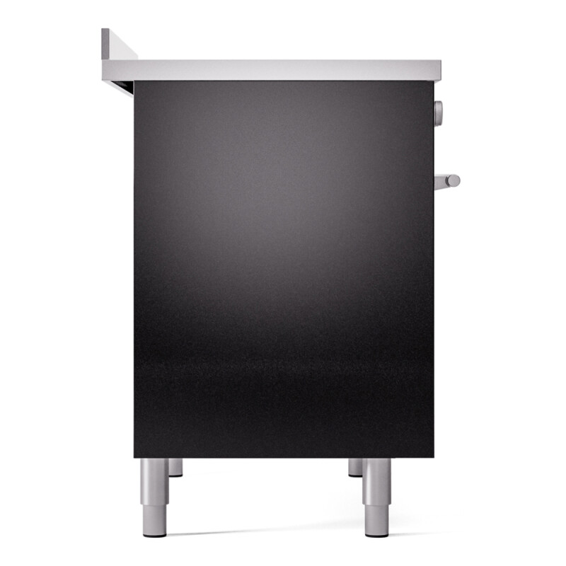 Professional Plus II 40 UPDI406WMPBK Freestanding Electric Range Range with Induction Double Oven with Triple Glass Door with Stainless Steel knobs UPDI406WMPBK