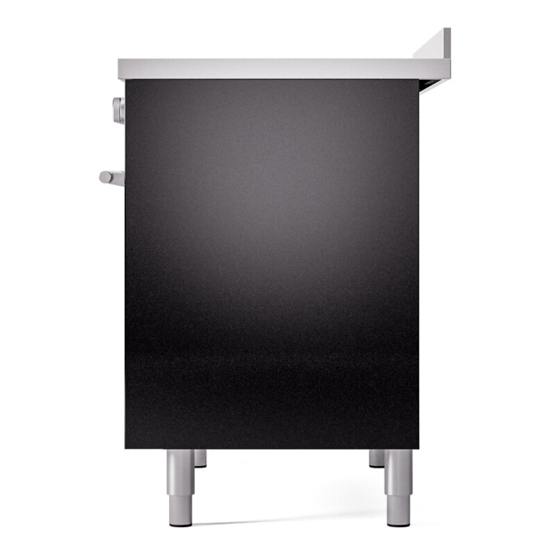 Professional Plus II 40 UPDI406WMPBK Freestanding Electric Range Range with Induction Double Oven with Triple Glass Door with Stainless Steel knobs UPDI406WMPBK