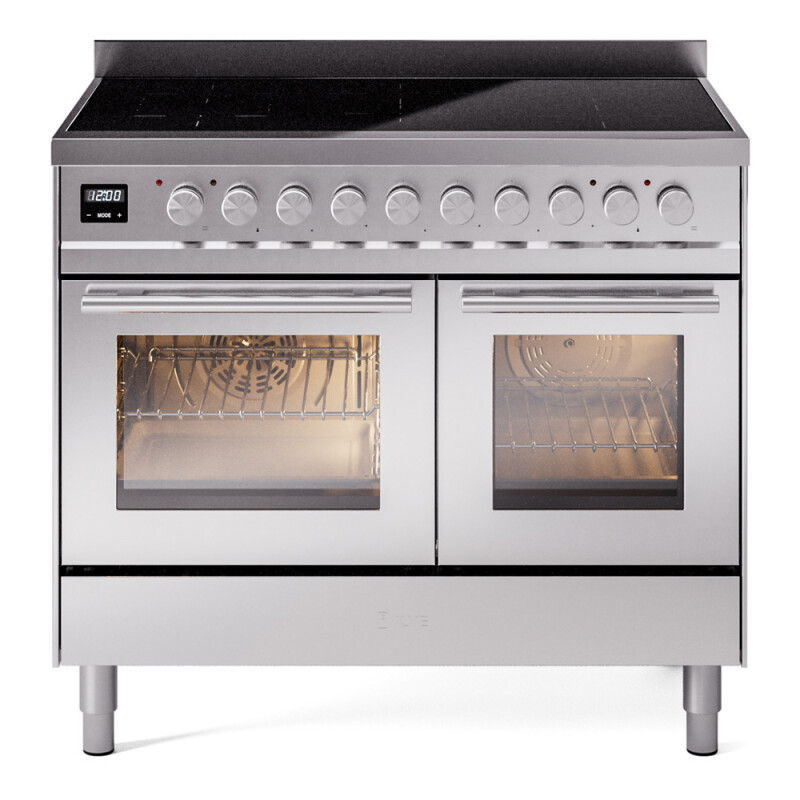 Professional Plus II 40 UPDI406WMPSS Freestanding Electric Range Range with Induction Double Oven with Triple Glass Door UPDI406WMPSS