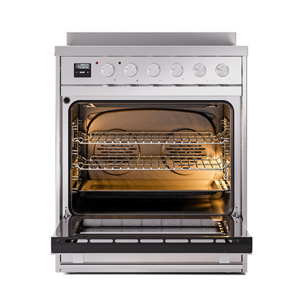 Professional Plus II 30 UPI304QMPSS Freestanding Electric Range Range with Induction Single Oven with Solid Door UPI304QMPSS