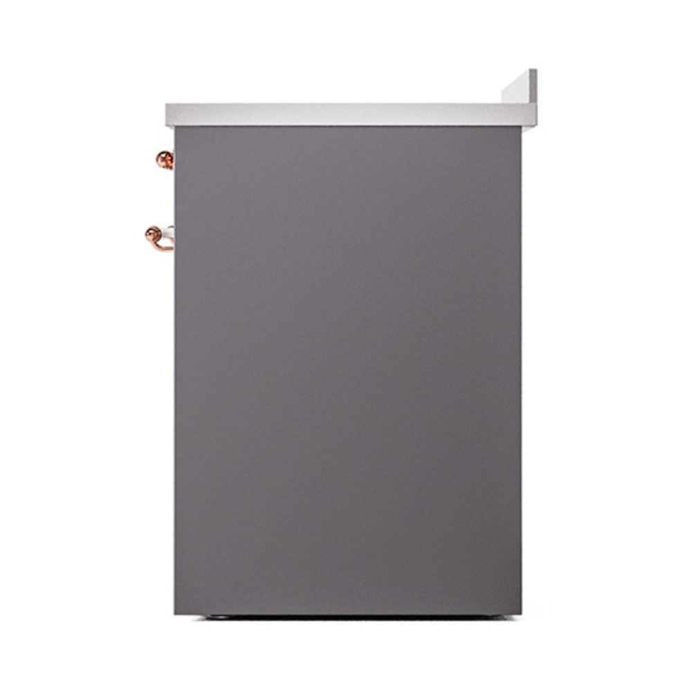 Nostalgie II 30 UPI304QNMPMGP Freestanding Electric Range Range with Induction Single Oven with Solid Door with Copper knobs UPI304QNMPMGP