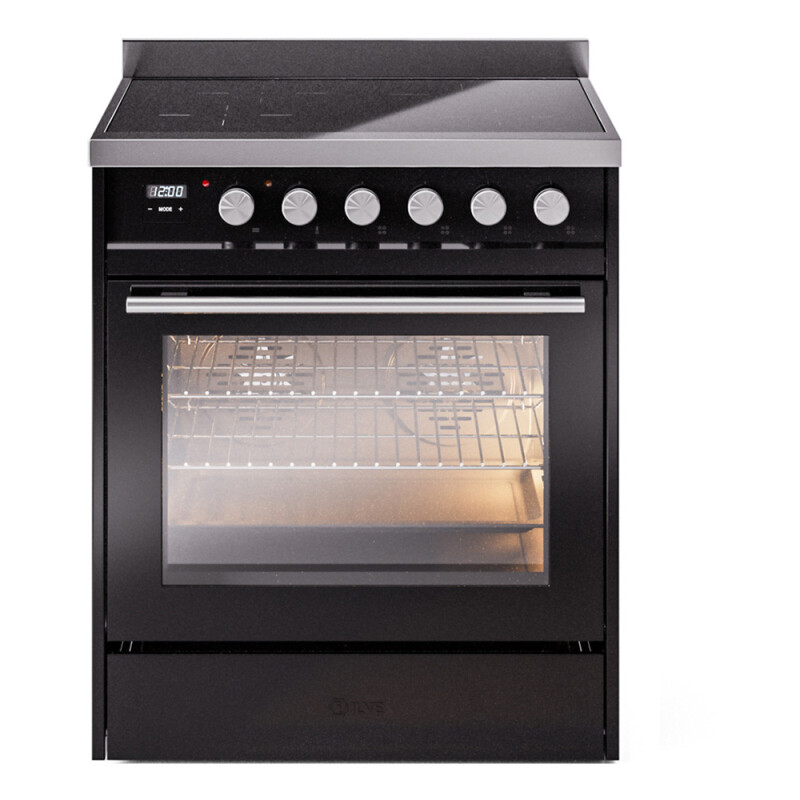 Professional Plus II 30 UPI304WMPBK Freestanding Electric Range Range with Induction Single Oven with Triple Glass Door with Stainless Steel knobs UPI304WMPBK