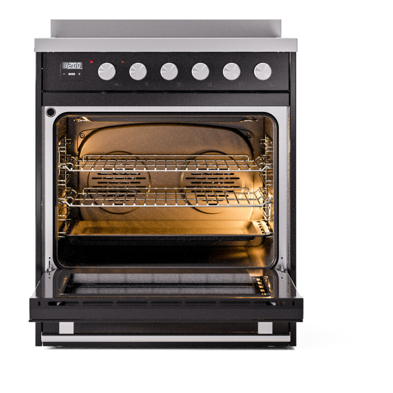 Professional Plus II 30 UPI304WMPBK Freestanding Electric Range Range with Induction Single Oven with Triple Glass Door with Stainless Steel knobs UPI304WMPBK