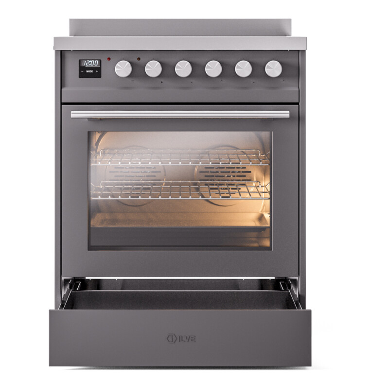 Professional Plus II 30 UPI304WMPMG Freestanding Electric Range Range with Induction Single Oven with Triple Glass Door with Stainless Steel knobs UPI304WMPMG