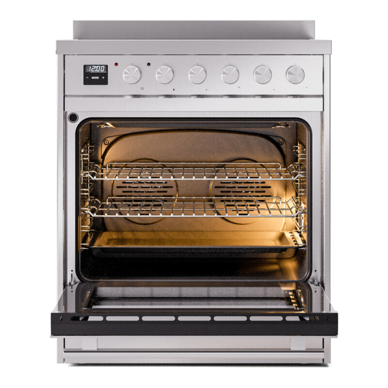Professional Plus II 30 UPI304WMPSS Freestanding Electric Range Range with Induction Single Oven with Triple Glass Door UPI304WMPSS