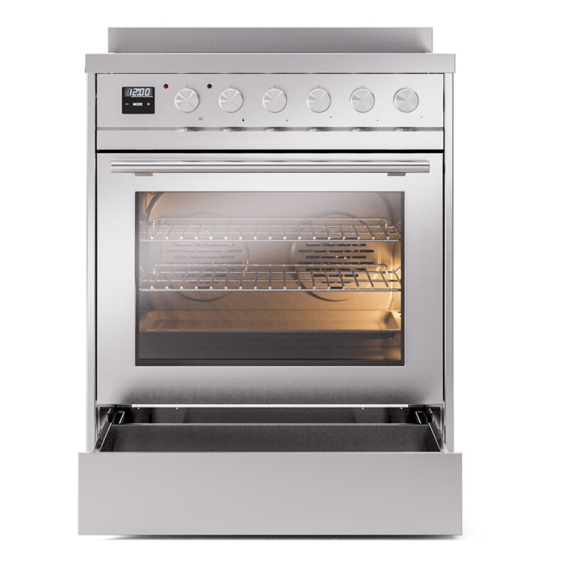 Professional Plus II 30 UPI304WMPSS Freestanding Electric Range Range with Induction Single Oven with Triple Glass Door UPI304WMPSS
