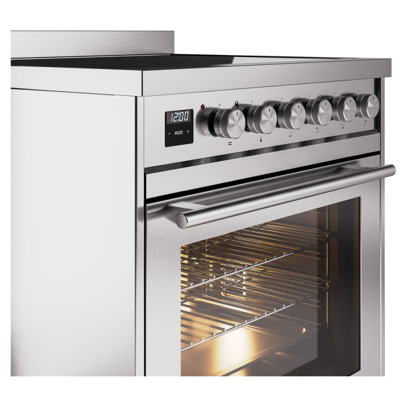 Professional Plus II 30 UPI304WMPSS Freestanding Electric Range Range with Induction Single Oven with Triple Glass Door UPI304WMPSS