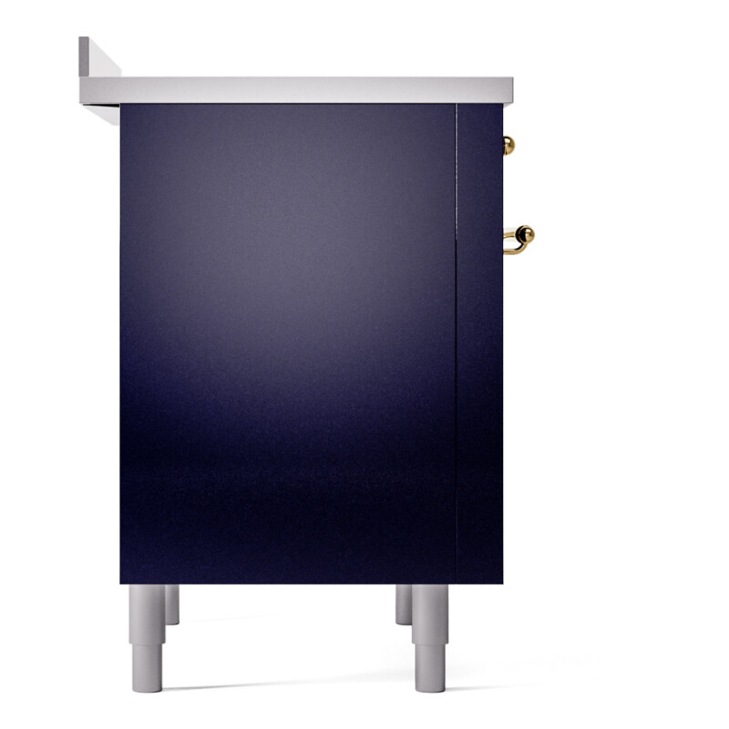 Nostalgie II 36 UPI366NMPMBG Freestanding Electric Range Range with Induction Single Oven with Triple Glass Door with Brass knobs UPI366NMPMBG