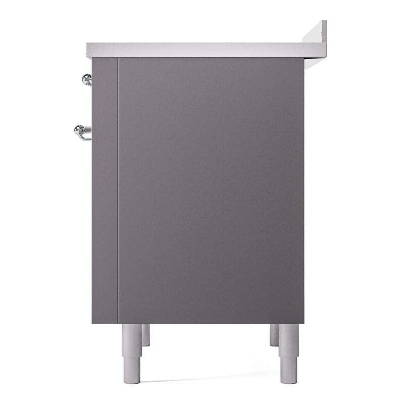 Nostalgie II 36 UPI366NMPMGC Freestanding Electric Range Range with Induction Single Oven with Triple Glass Door with Chrome knobs UPI366NMPMGC