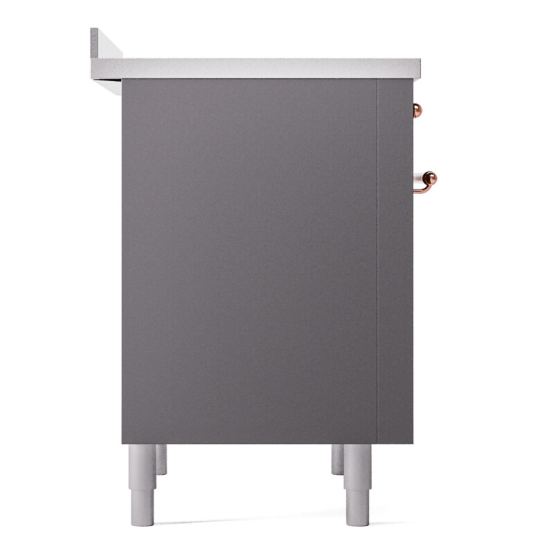 Nostalgie II 36 UPI366NMPMGP Freestanding Electric Range Range with Induction Single Oven with Triple Glass Door with Copper knobs UPI366NMPMGP