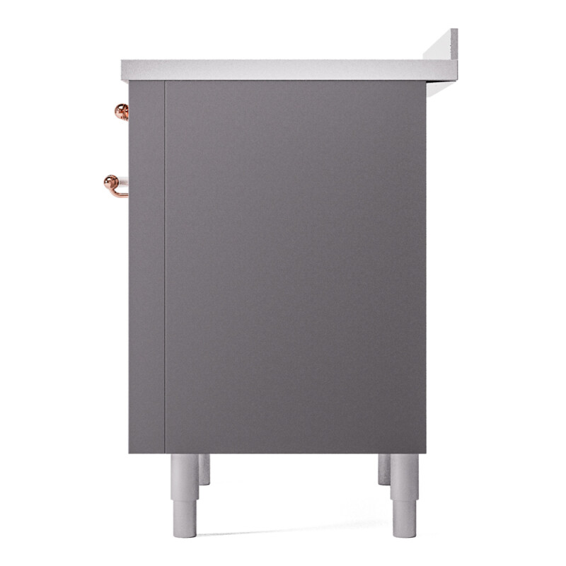 Nostalgie II 36 UPI366NMPMGP Freestanding Electric Range Range with Induction Single Oven with Triple Glass Door with Copper knobs UPI366NMPMGP