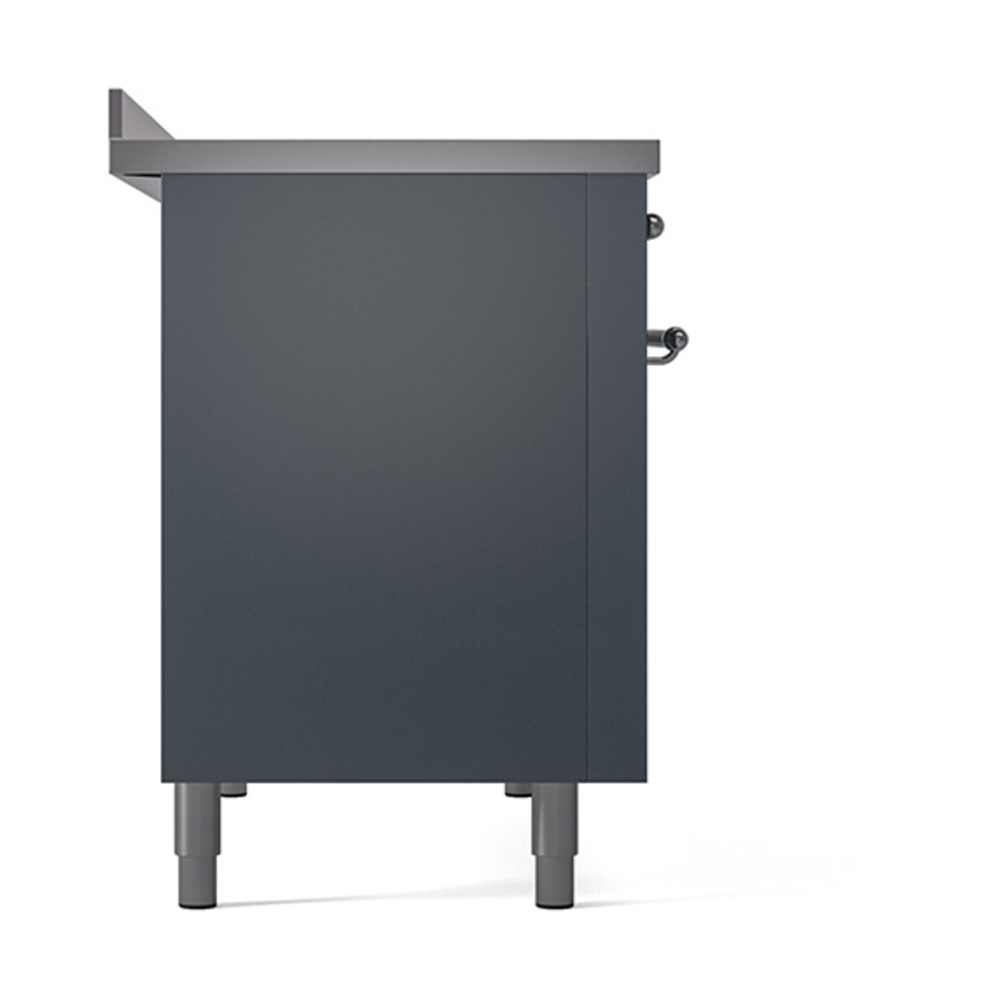 Nostalgie II 48 UPI486NMPBGC Freestanding Electric Range Range with Induction Double Oven with Triple Glass Door with Chrome knobs UPI486NMPBGC