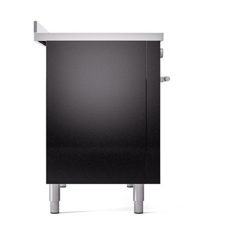 Professional Plus II 48 UPI486QMPBK Freestanding Electric Range Range with Induction Double Oven with Solid Door with Stainless Steel knobs UPI486QMPBK