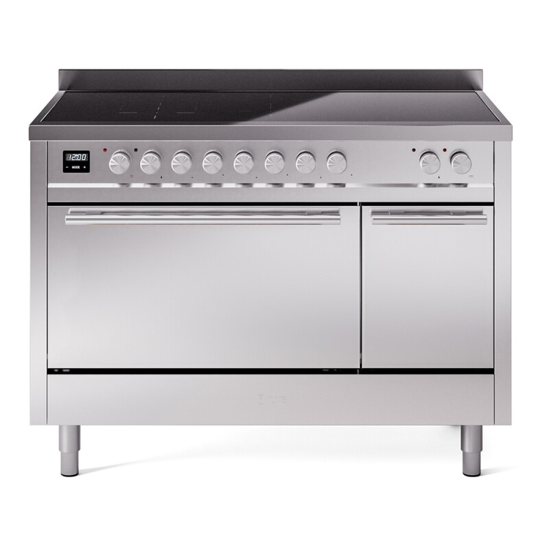 Professional Plus II 48 UPI486QMPSS Freestanding Electric Range Range with Induction Double Oven with Solid Door UPI486QMPSS