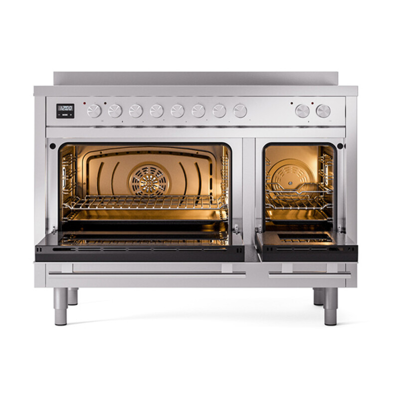 Professional Plus II 48 UPI486QMPSS Freestanding Electric Range Range with Induction Double Oven with Solid Door UPI486QMPSS
