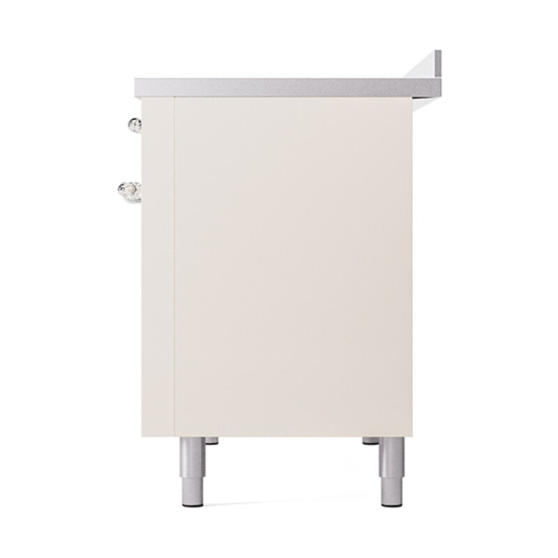 Nostalgie II 48 UPI486QNMPAWC Freestanding Electric Range Range with Induction Double Oven with Solid Door with Chrome knobs UPI486QNMPAWC