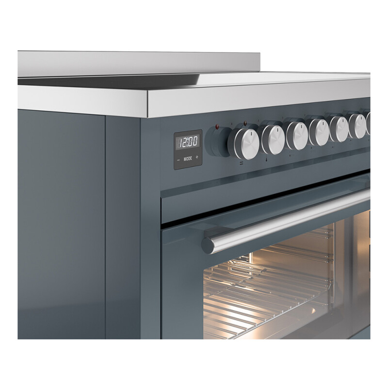 Professional Plus II 48 UPI486WMPBG Freestanding Electric Range Range with Induction Double Oven with Triple Glass Door with Stainless Steel knobs UPI486WMPBG