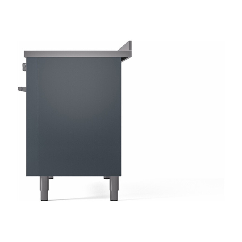 Professional Plus II 48 UPI486WMPBG Freestanding Electric Range Range with Induction Double Oven with Triple Glass Door with Stainless Steel knobs UPI486WMPBG