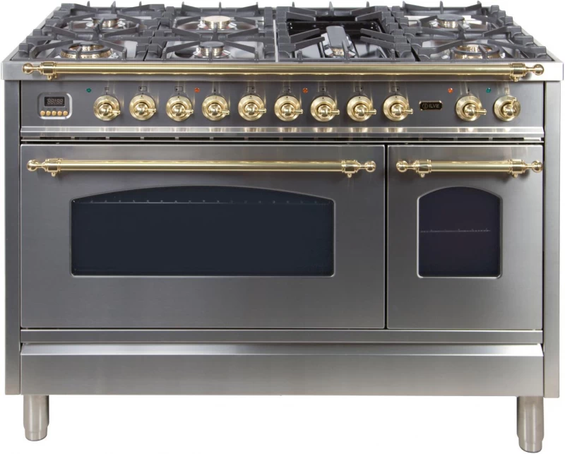 Nostalgie Series 48" Dual Fuel Liquid Propane Freestanding Range UPN120FDMPILP