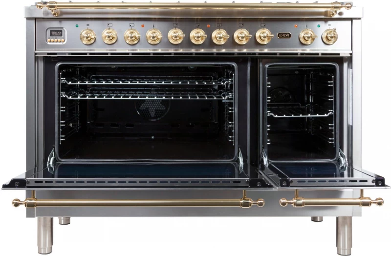 Nostalgie Series 48" Dual Fuel Liquid Propane Freestanding Range UPN120FDMPILP