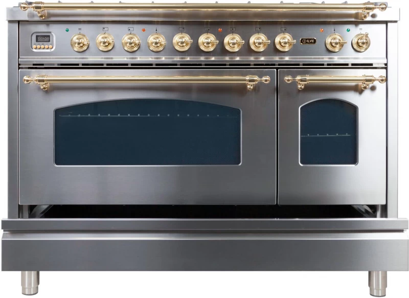 Nostalgie Series 48" Dual Fuel Liquid Propane Freestanding Range UPN120FDMPILP