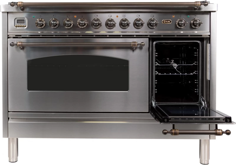 Nostalgie Series 48" Dual Fuel Natural Gas Freestanding Range UPN120FDMPIY