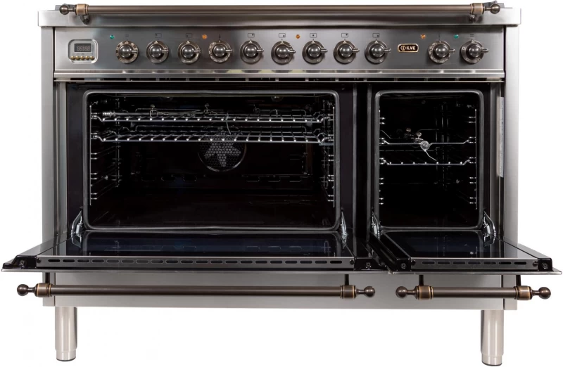 Nostalgie Series 48" Dual Fuel Natural Gas Freestanding Range UPN120FDMPIY