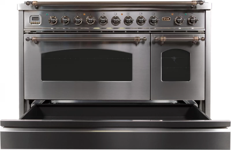 Nostalgie Series 48" Dual Fuel Natural Gas Freestanding Range UPN120FDMPIY