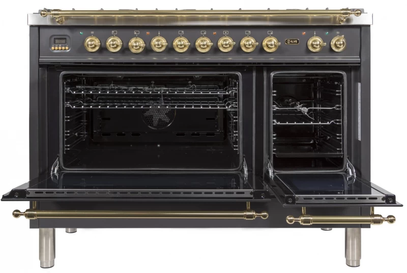 Nostalgie Series 48" Dual Fuel Liquid Propane Freestanding Range UPN120FDMPMLP