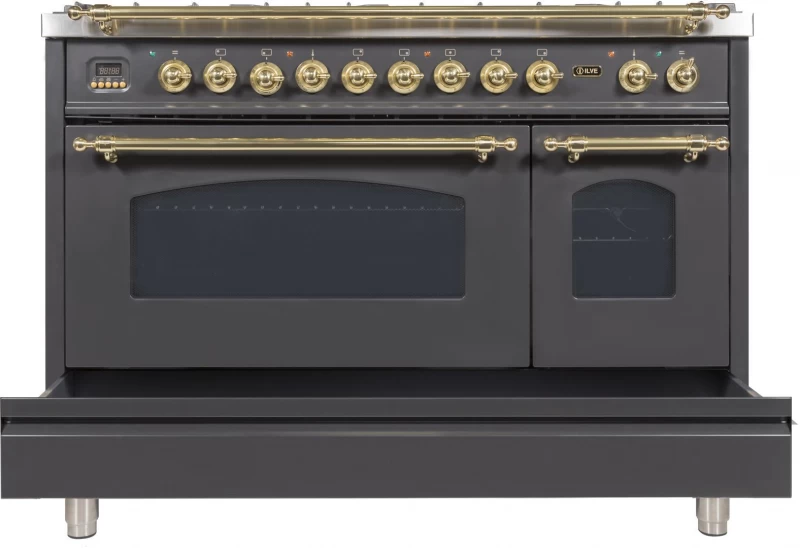 Nostalgie Series 48" Dual Fuel Liquid Propane Freestanding Range UPN120FDMPMLP