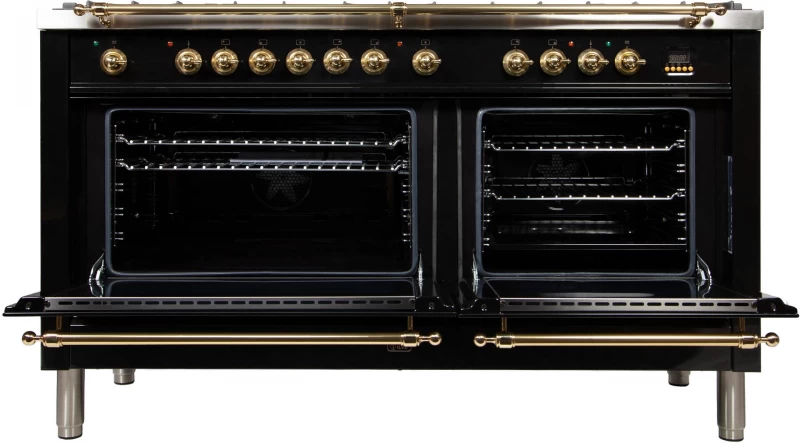 Nostalgie Series 60" Dual Fuel Natural Gas Freestanding Range UPN150FDMPN