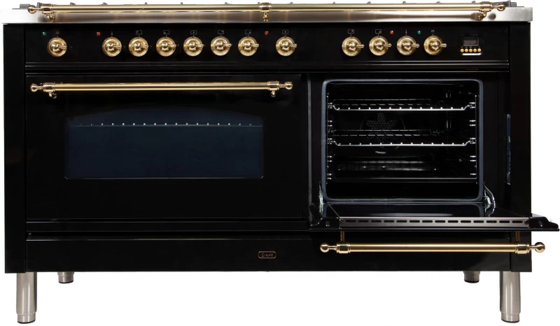 Nostalgie Series 60" Dual Fuel Natural Gas Freestanding Range UPN150FDMPN